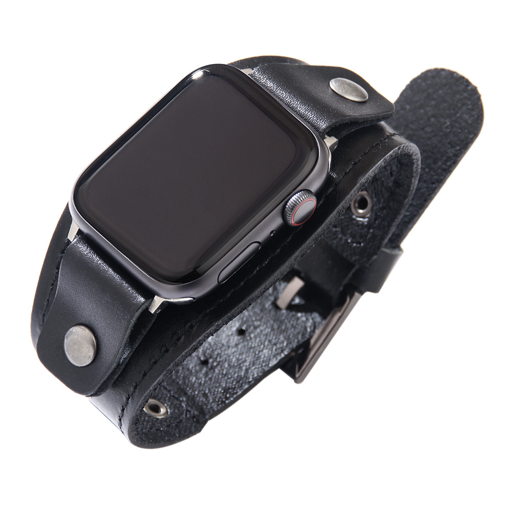 New Apple Watch Strap Cowhide Leather Strap for Apple Watch Universal Leather Wristband
