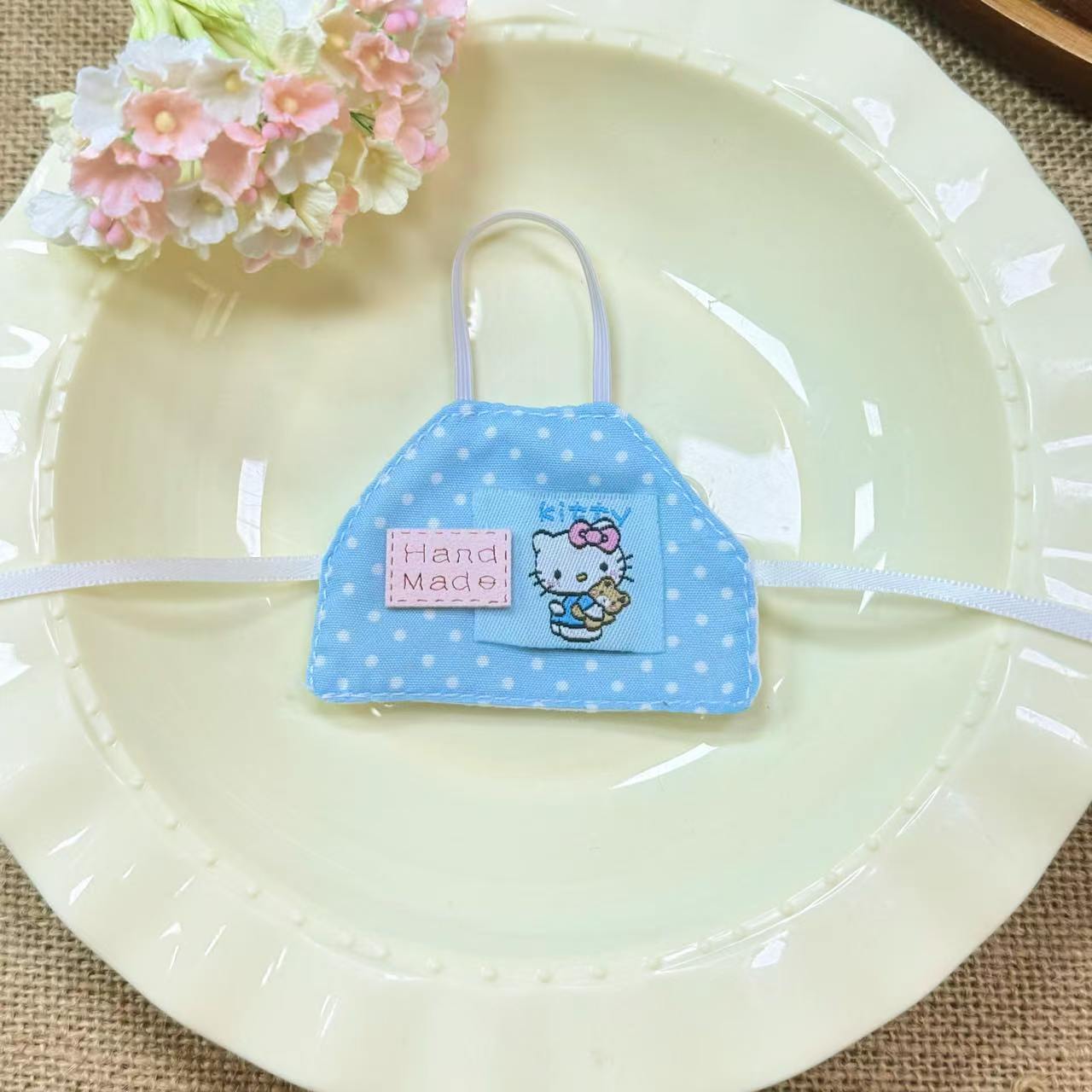 10cm star person cotton doll bib 15cm self-mocking bear KT bib series cotton doll accessory wholesale