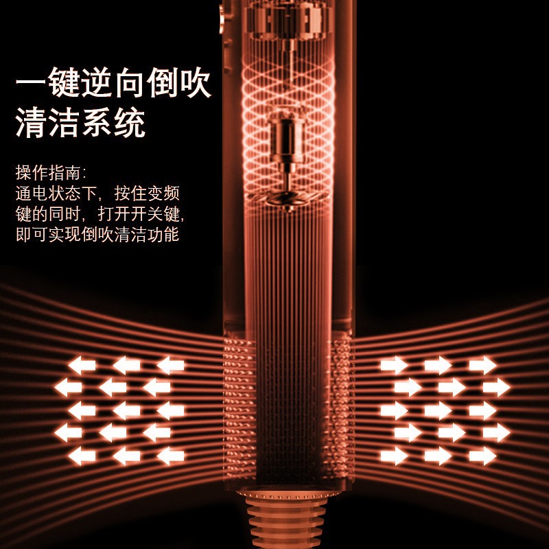 High-speed hair dryer blowing hair non-damaging negative ion hair dryer high-power top configuration high wind speed hair dryer wholesale
