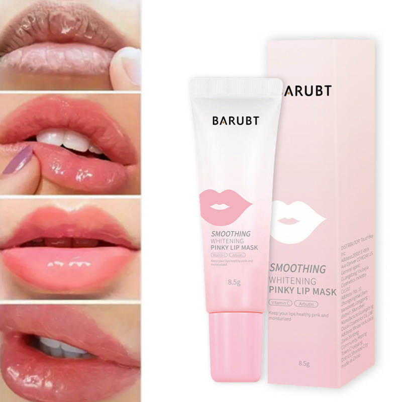 BARUBT Lip Balm Moisturizing Nourishing Brightening Color Fade Dark Lip Mask Sleep Remove Lip Lines Hydrate
