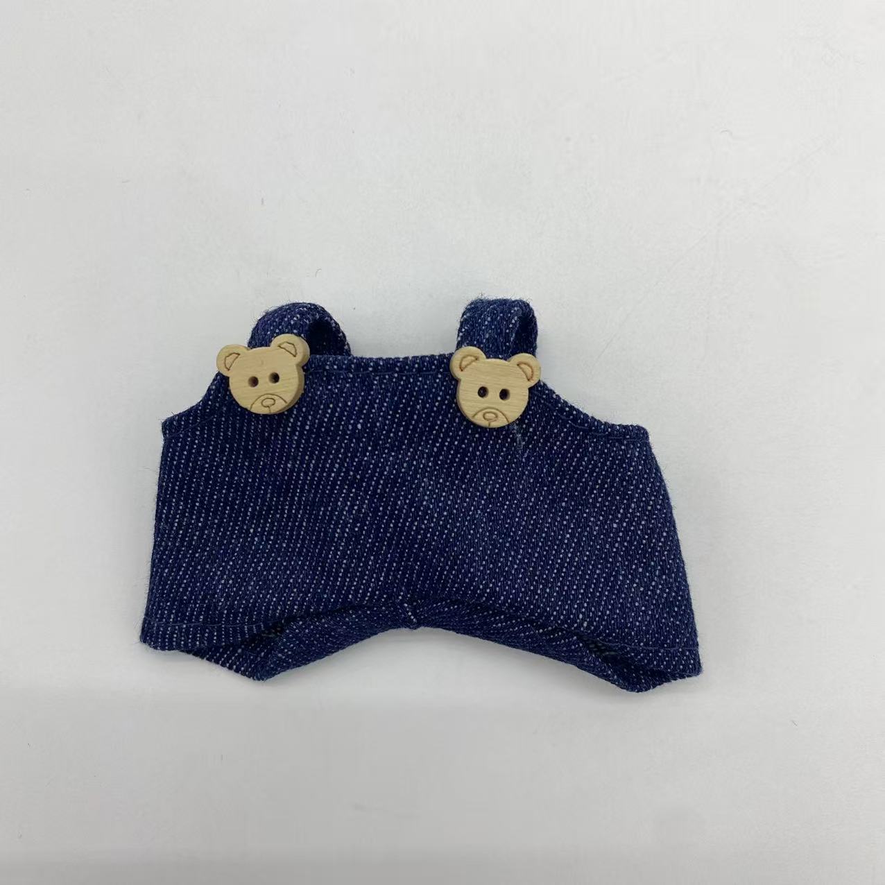 10cm Kt cat doll clothes overalls Wallace and Gromit Labubu cotton doll pendant dress clothes