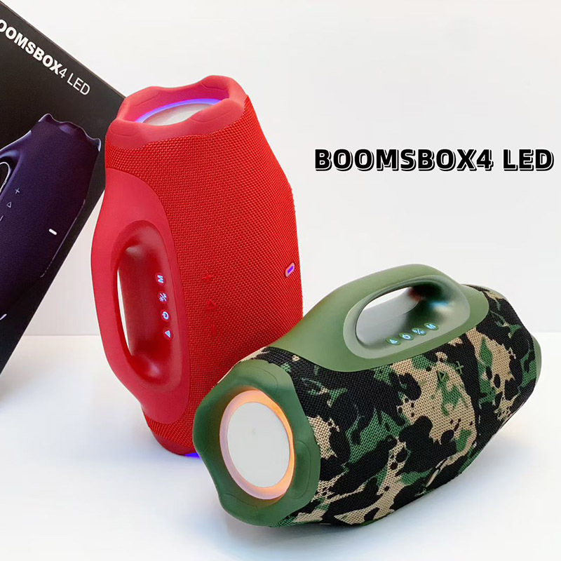 New Big God of War 4 Heavy Bass Boombox 4 LED Generation Wireless Bluetooth Speaker Outdoor Sports Bluetooth Speaker