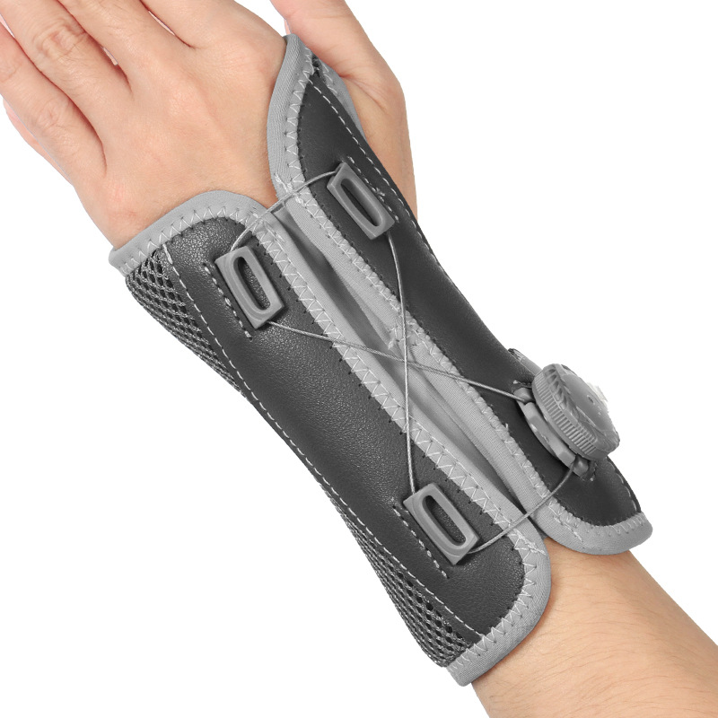Tendonitis Wrist Guard Protection Sleeve Knob Adjustment Sports Finger Protection Wrist Fracture Strain Sprain Recovery Support Brace