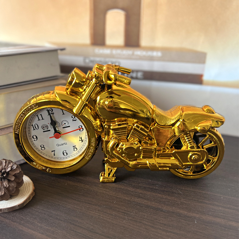 V1312-6 CH555 Series Six Vintage Car Alarm Clock Nostalgic Digital Pointer Plastic Desk Clock