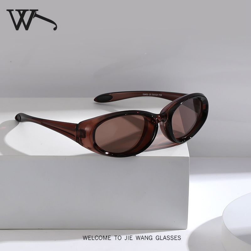 New Outdoor Hiking Cycling Sports Windproof Sunglasses Plain Face Sunglasses for Men and Women
