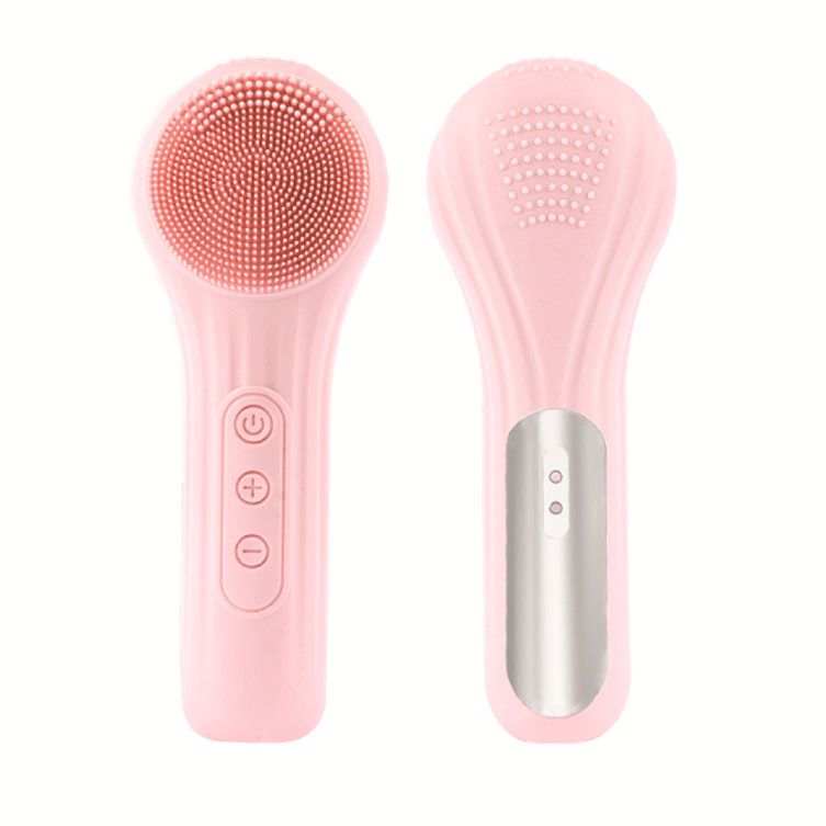 Electric Face Cleanser Waterproof Silicone Face Washer Hot Compress Pore Cleaner Charging Instrument Ultrasonic