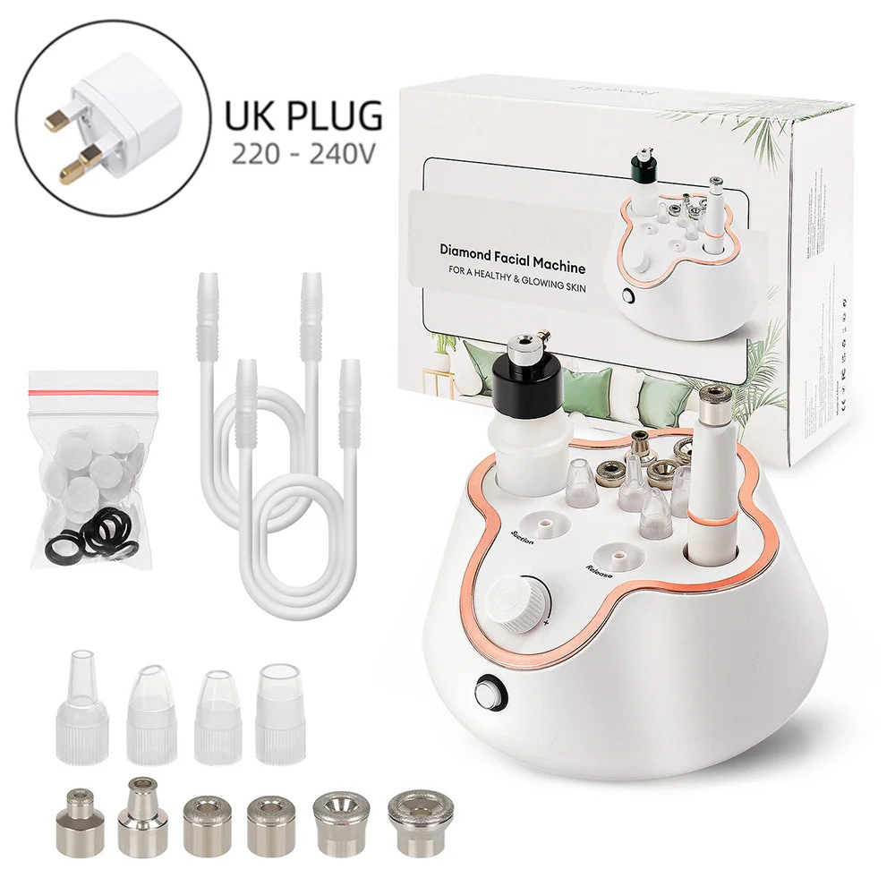 Exclusive Three-in-One Diamond Microdermabrasion Device Dead Skin Removal Microdermabrasion Machine New Strong Suction Firming Beauty Device