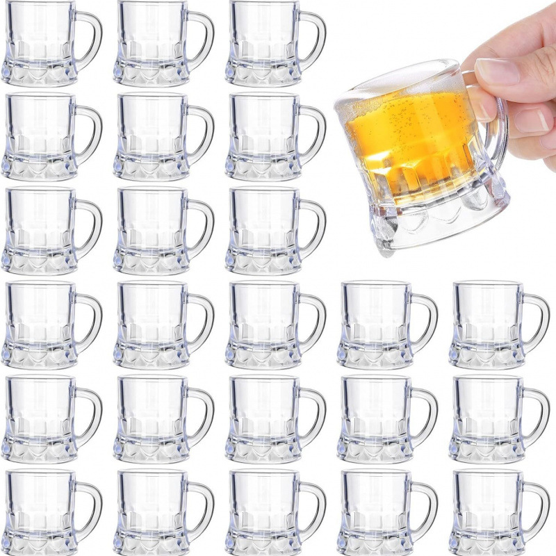 Can provide FCM report transparent colorful mini party 30ml 1OZ cup