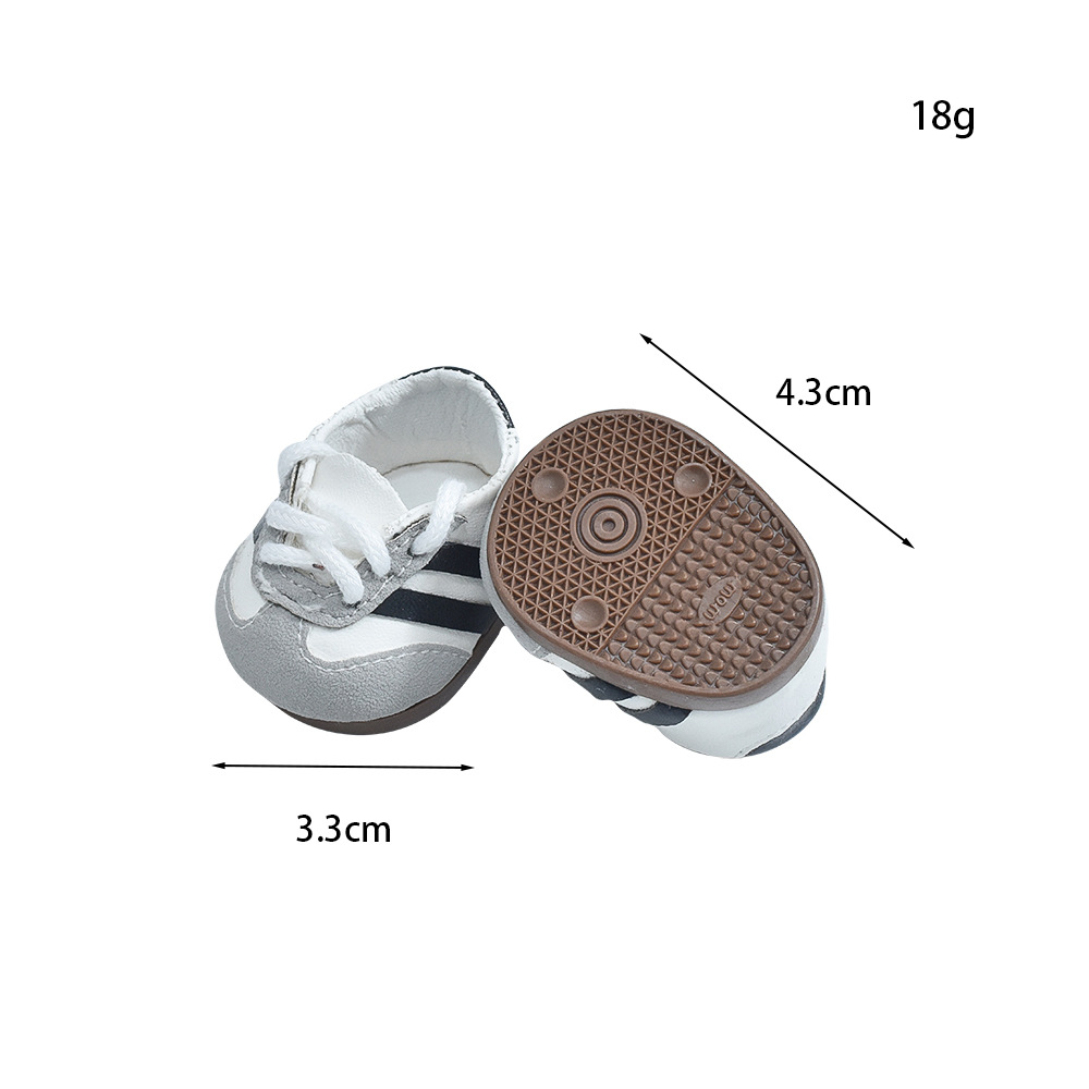 Doll Shoes 20CM Cotton Doll German Training Shoes Chubby Body Standable Times Youth Group Star Doll Clothes Change