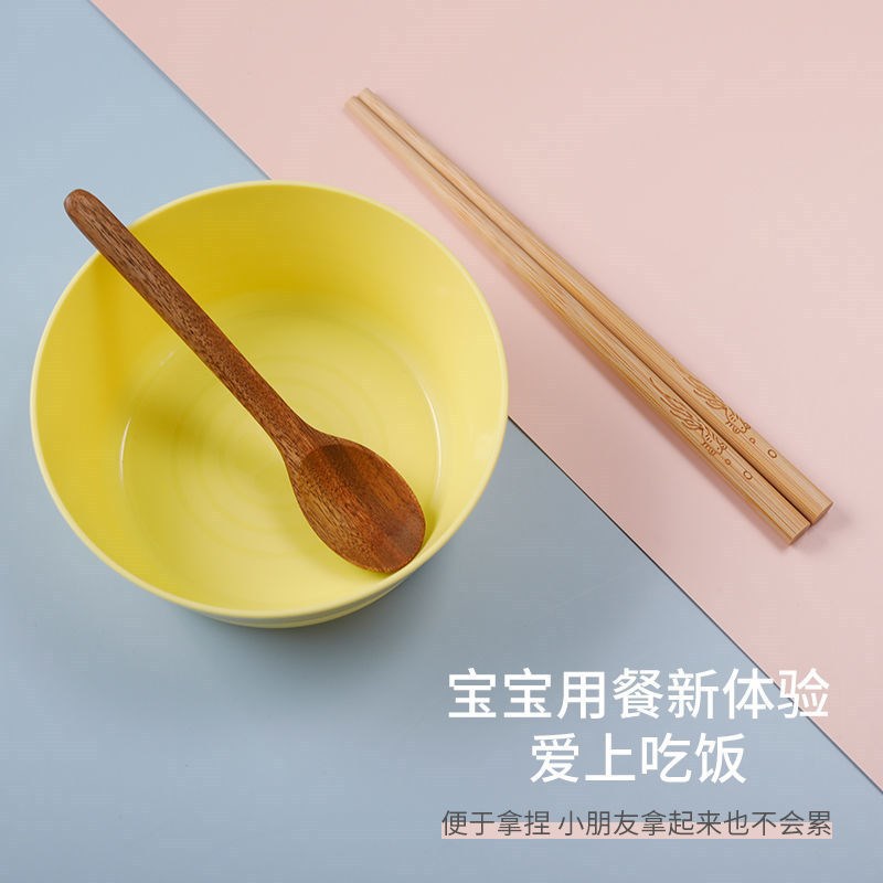 Kindergarten special chopsticks household children's chopsticks 18cm unpainted practice chopsticks short kids baby bamboo chopsticks