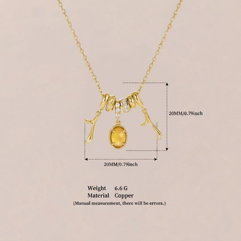 Independent station锁骨链 simple multi-pendant series elements stainless steel necklace copper