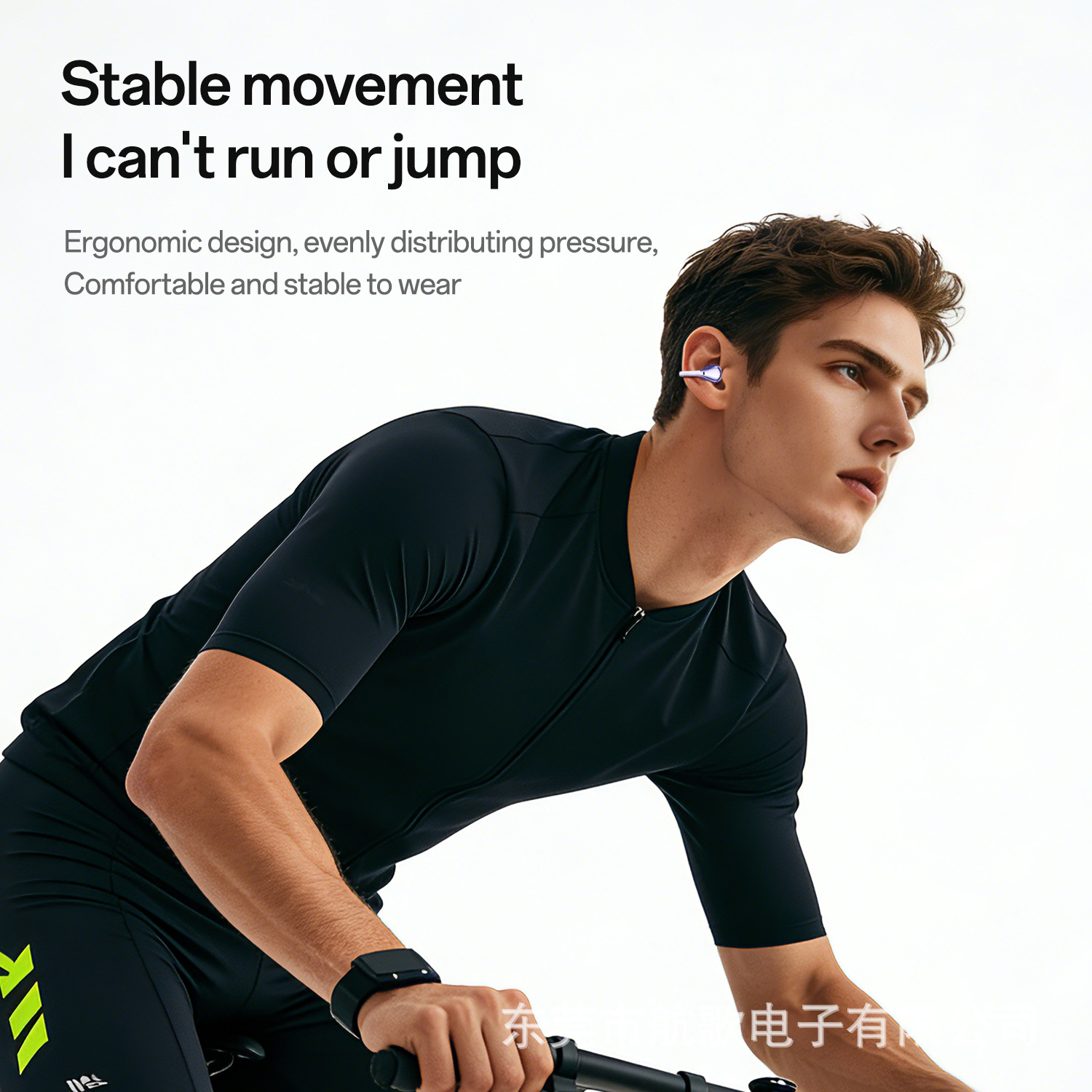 New M159 clip-ear semi-in-ear Bluetooth earphones ultra-long battery life low latency calls 6.0 private mold earphones