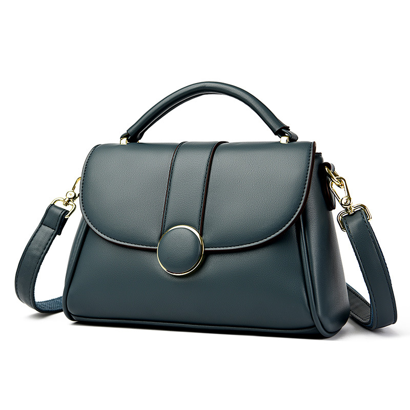 Department Store Handbag 2025 New Handbag Large Capacity Simple Soft Leather Shoulder Crossbody Bag