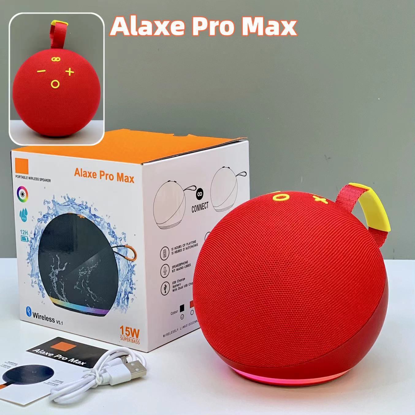 New Alaxe Pro Wireless Bluetooth Speaker Fabric Card Mini Subwoofer Sound