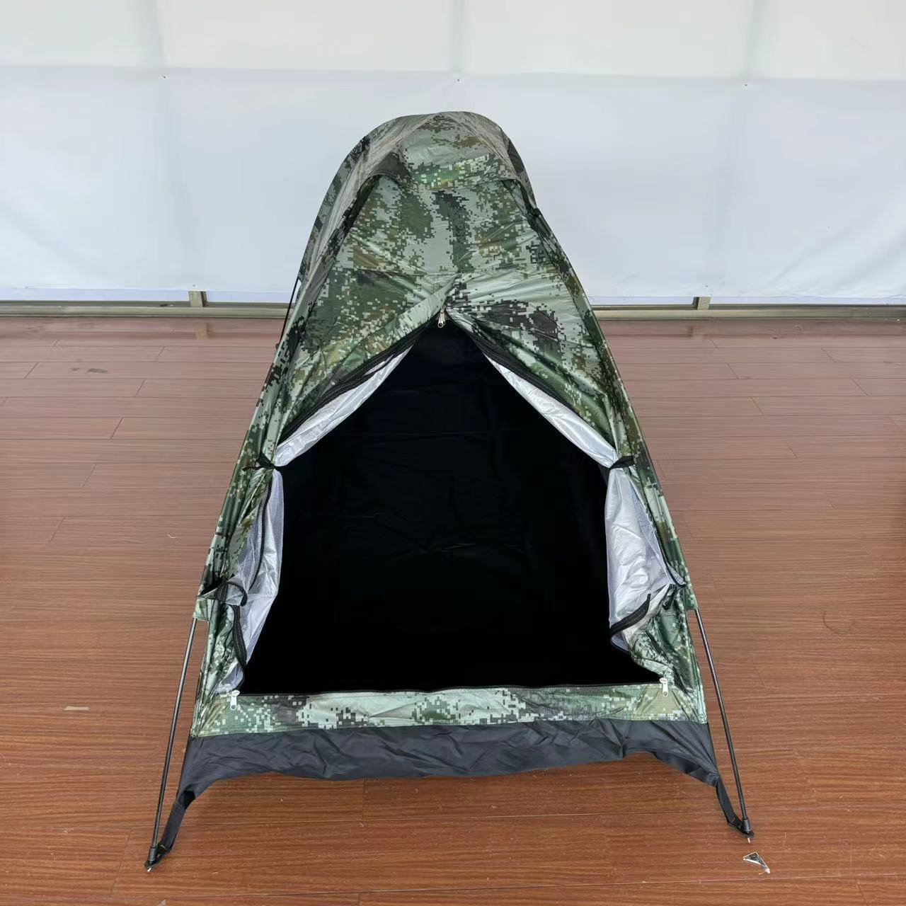 Outdoor tent, automatic portable camping beach tent, double-layer folding quick-open no-setup tent