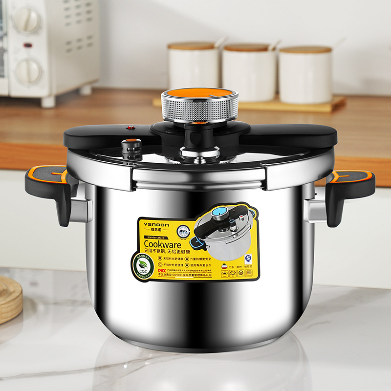 Select304 stainless steel pressure cooker safety anti-explosion thickened knob type gift pressure cooker