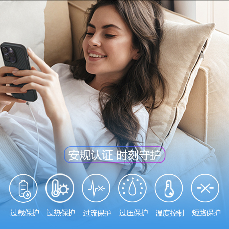 GaN 100W Tablet Laptop Fast Charger ACC Multi-Port Phone Adapter