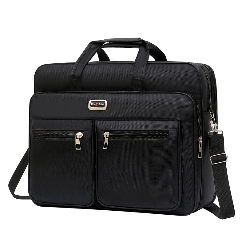 Men's large capacity briefcase for business trips laptop bag手提旅行包商务包