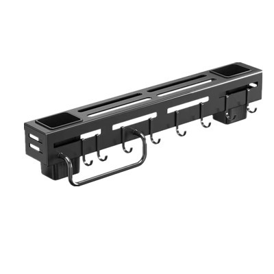 Knife holder wall-mounted no-drilling kitchen supplies multi-function kitchen knife storage rack knife chopstick tube integrated storage rack