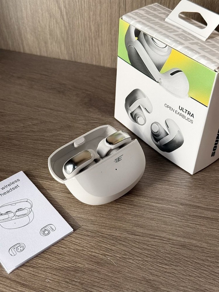 New Ultra Open Ear Wireless Bluetooth Headphones Over-Ear V12 Spatial Audio Not In-Ear