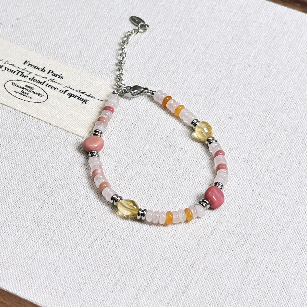 Niche aventurine natural stone necklace women abacus bead bracelet clavicle chain new Chinese style neck jewelry women