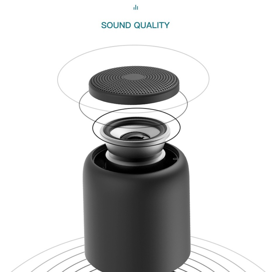 Cylindrical Bluetooth Speaker Wireless Outdoor Mini Portable Small Speaker Subwoofer Home Gift