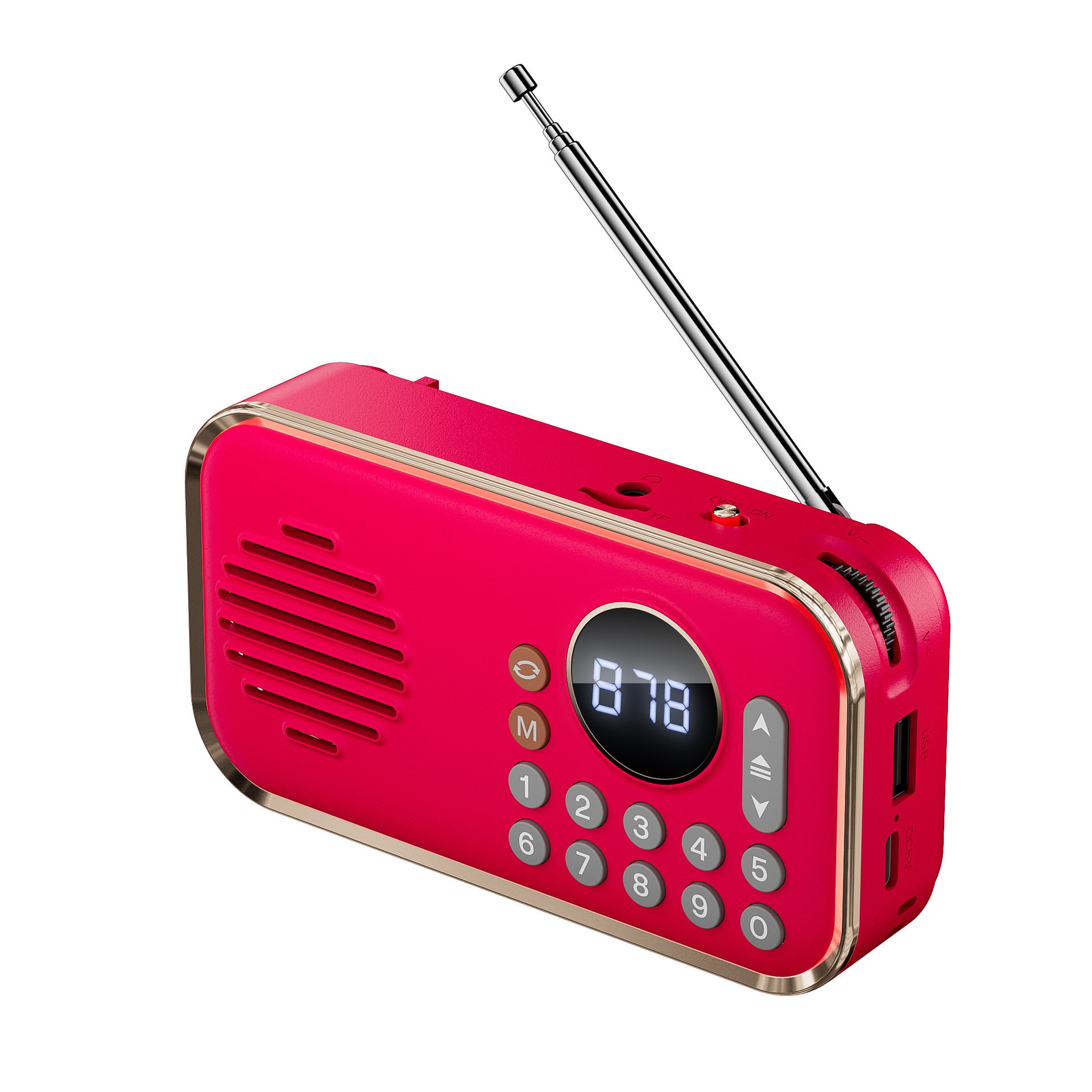 New Elderly Radio Bluetooth Speaker Card Slot U Disk Portable Music Broadcast Walkman Bluetooth Speaker