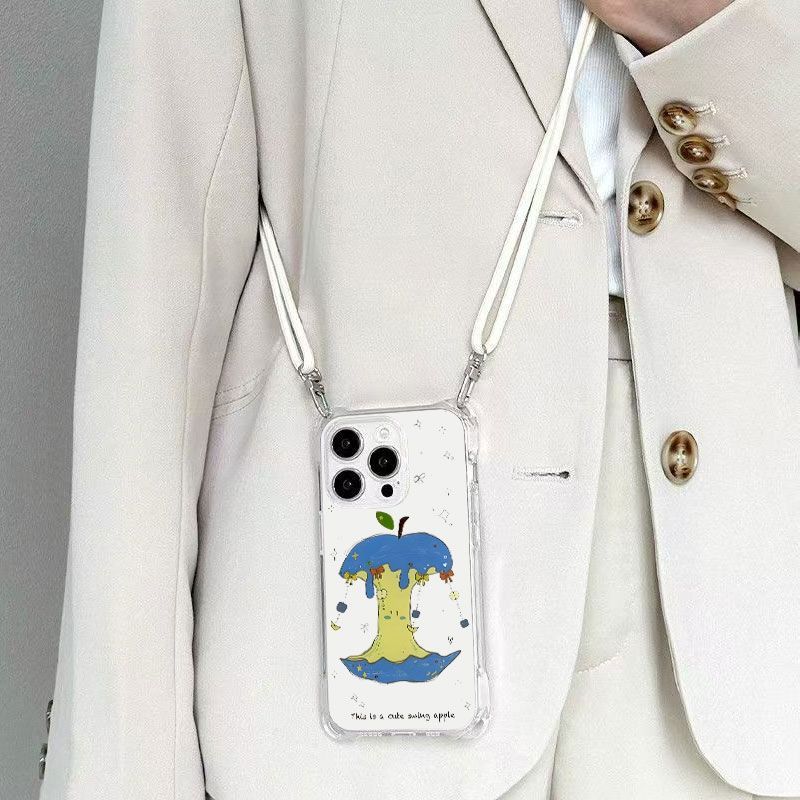 Good things four-corner lanyard compatible Apple 16 phone case 15 Pro Max/14 xs xr iPhone 8 Plus 13 12