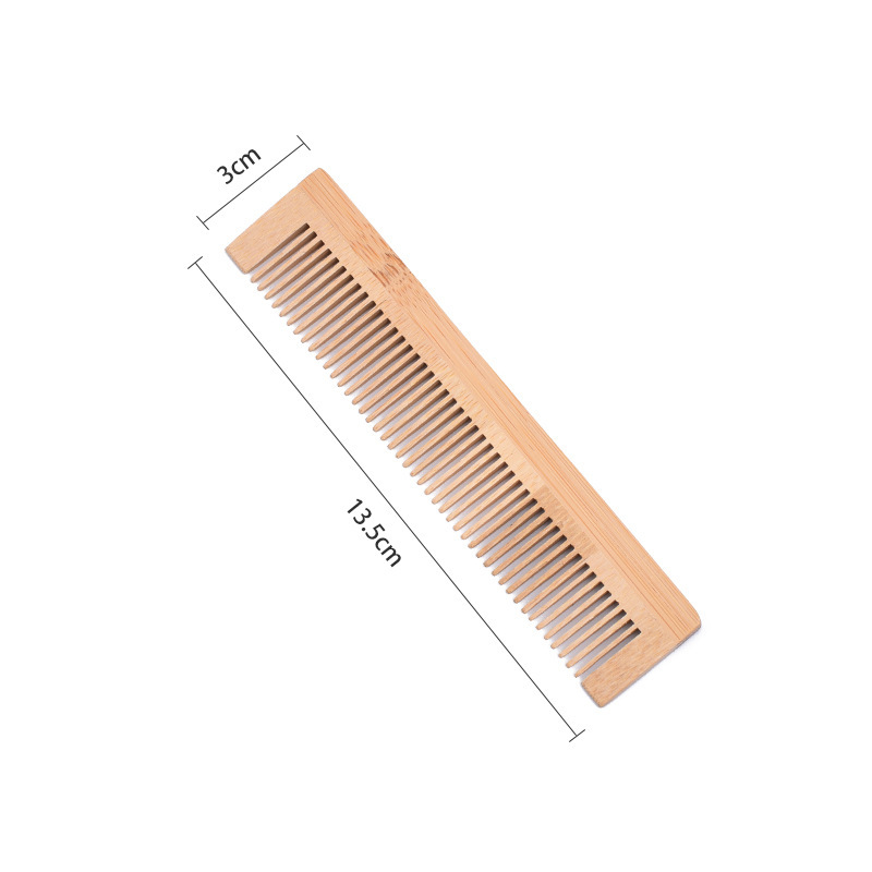 Bamboo hotel comb, disposable comb, portable bamboo comb, household hotel guesthouse female small comb