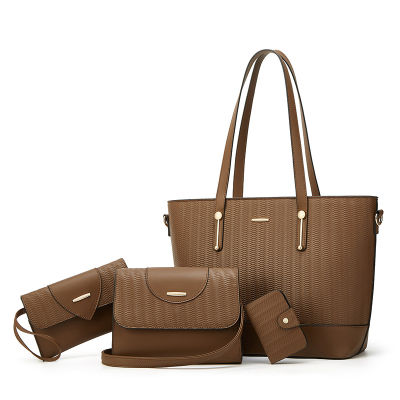 Women's bag 2026 new women's shoulder handbag crossbody mother-child bag four-piece set