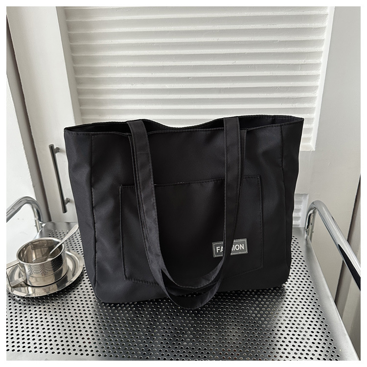 Spring and Summer New Tote Bag Women 2026 Casual Canvas Single Shoulder Bag Student Handbag Shopping Bag