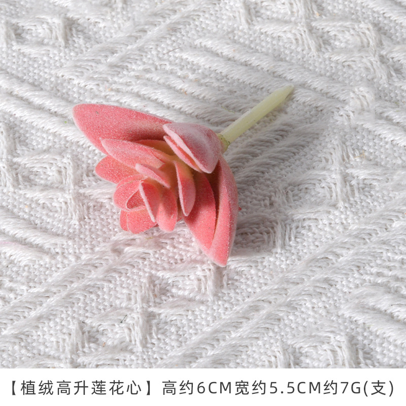 Succulent Red Series Flocked Plant Green Plant Home Decoration Mini Ornament Combination Artificial Potted Plant