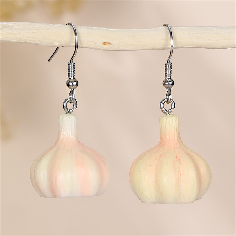 EZ5478 Vegetable Earrings Lettuce Broccoli Green Series Seasonal Vegetable Pendant Women's Ear Accessories