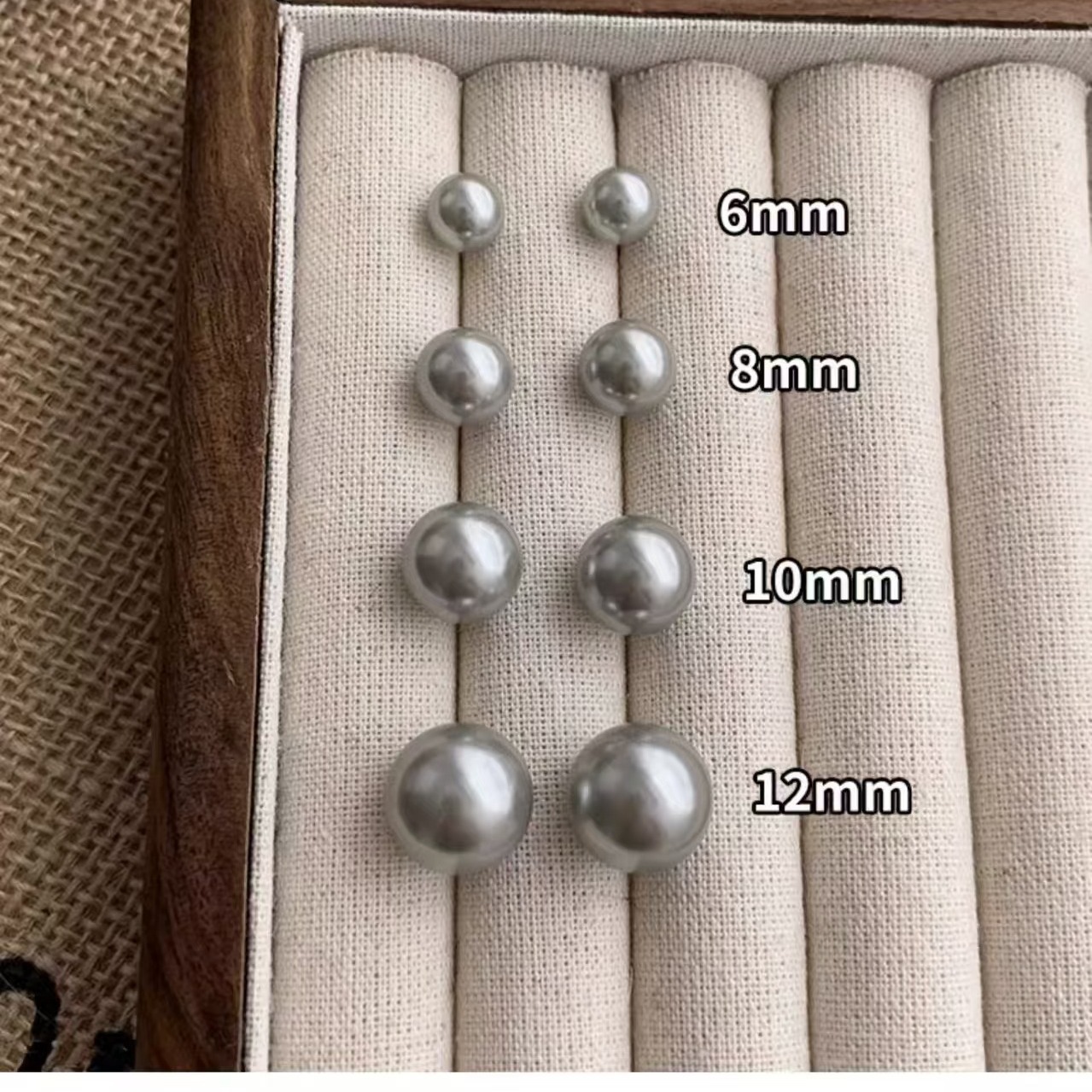 fever pearl stud earrings for women S999 925 silver earrings ear accessories
