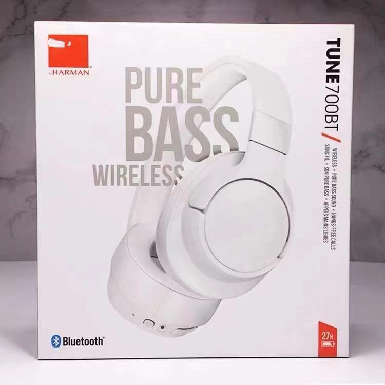 New T700 wireless over-ear Bluetooth headset heavy bass phone microphone running headset boxed