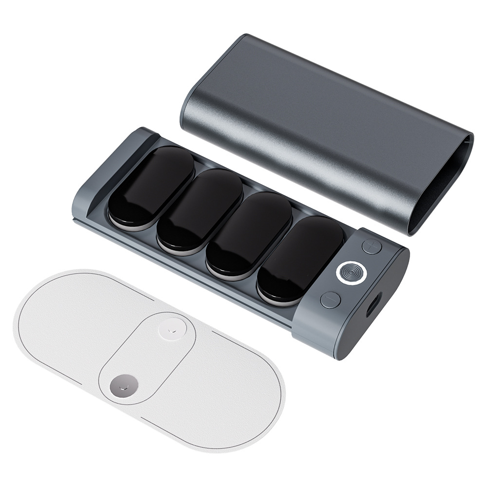 New EMS Pulse Electric Massage Pads: Wireless Remote-Controlled, Portable Muscle Stimulation Smart Therapy Shoulder and Neck Massager