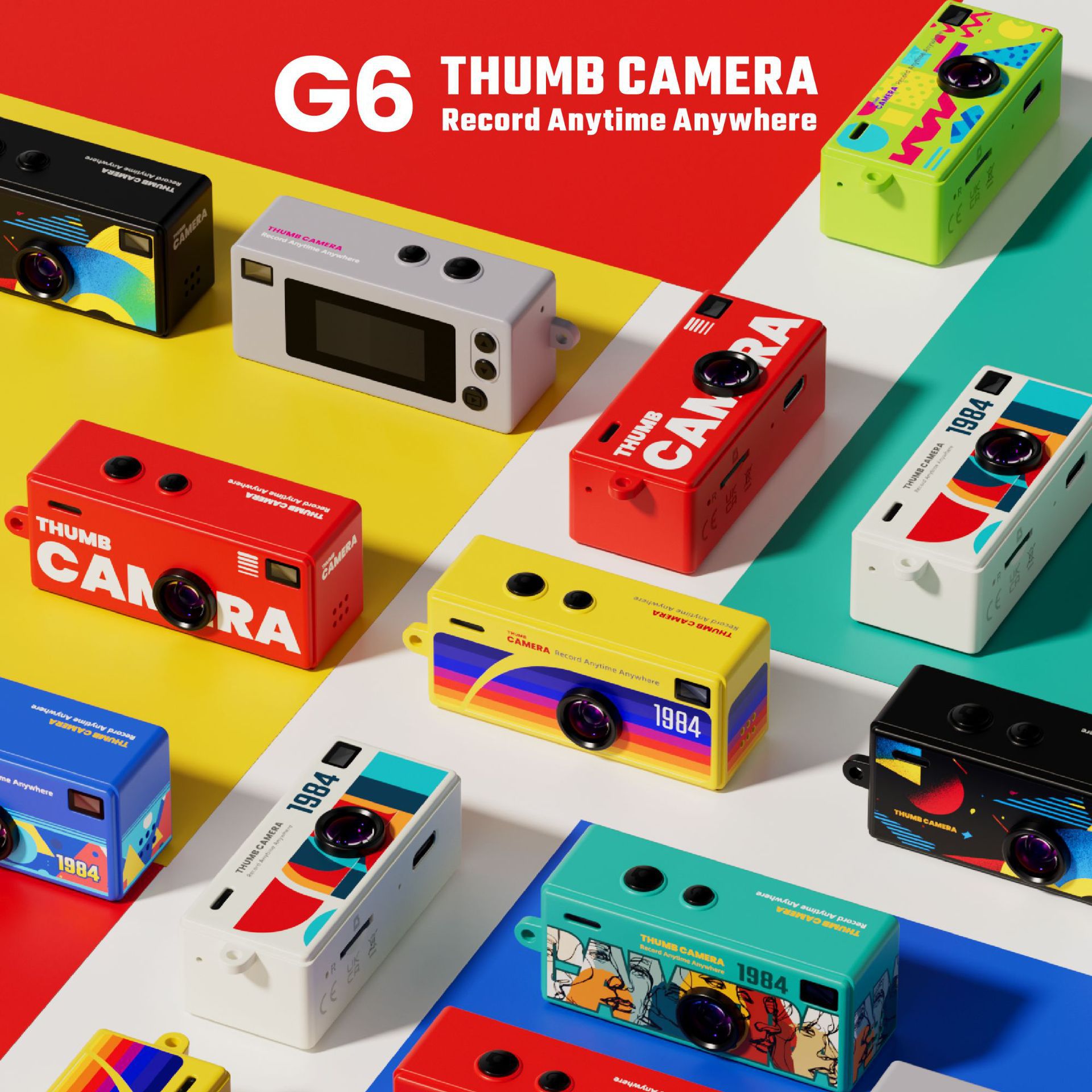 G6 thumb mini camera student party outdoor sports camera video recording children's pocket camera