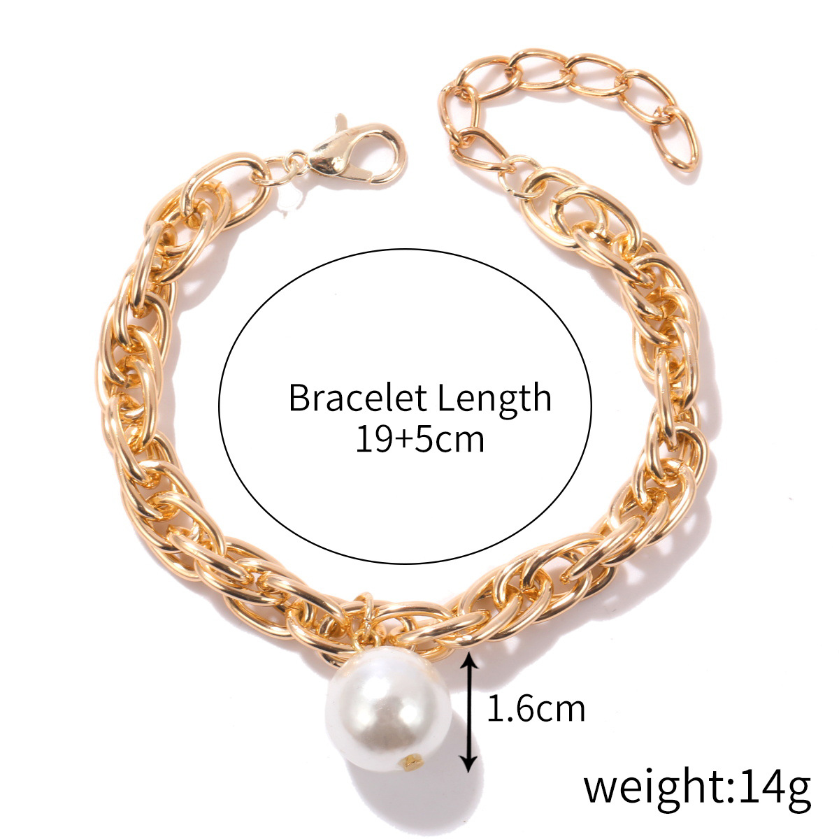 Baroque pearl irregular bracelet multi-layer irregular pearl bracelet