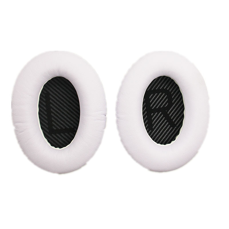 QC25白色耳套+黑色LR垫棉