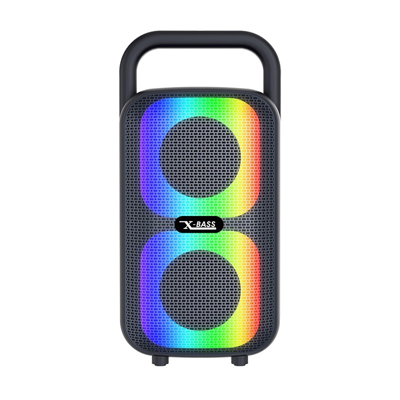 New portable dance dual 6.5-inch RGB loud volume high sound quality USB Bluetooth speaker