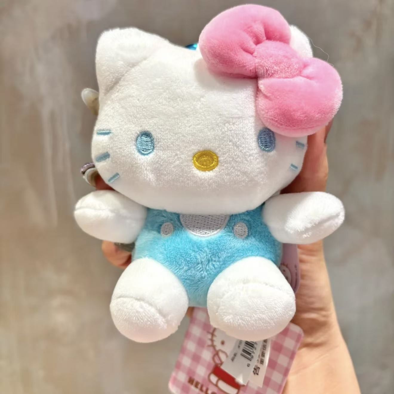 Sanrio genuine hellokitty plush toy doll pendant keychain bag charm toy Kitty cat wholesale