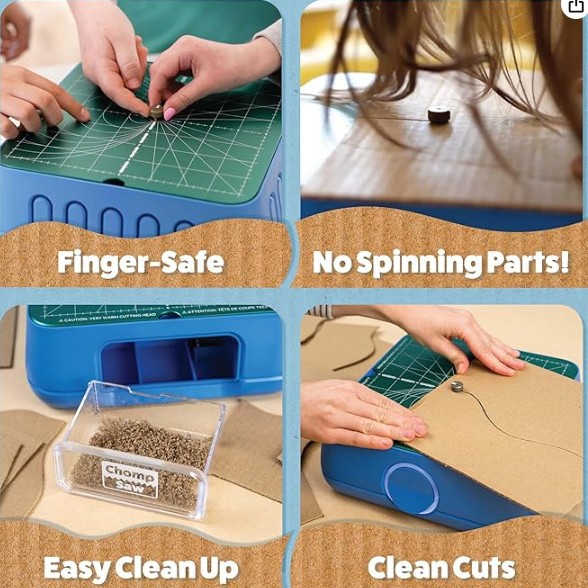 Safety Saw | Ultimate Children's Safe Cardboard Cutting Power Tool Educational Toy for Boys Girls 5+