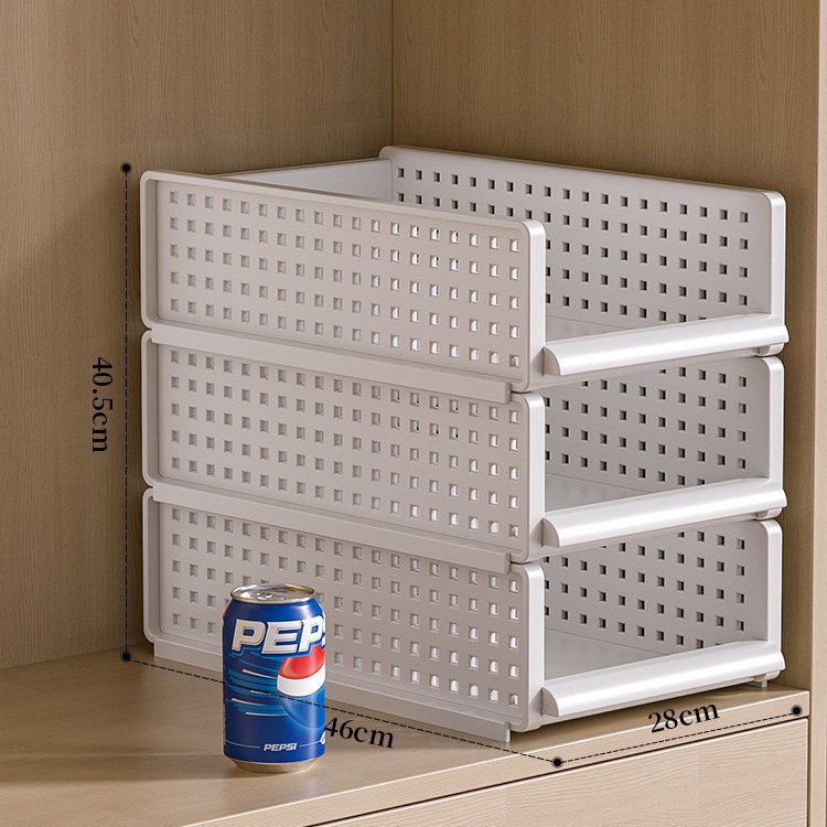 Wardrobe layered partition storage drawer-type clothing organizer bedroom dormitory wardrobe storage box