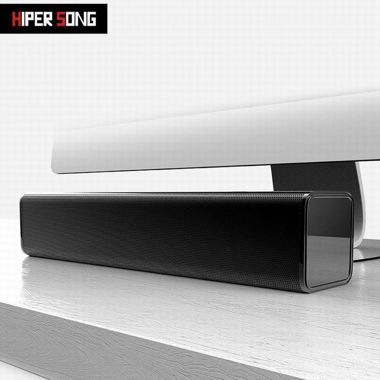 Desktop USB2.0 Mini Portable Long Strip Sound Bar Computer Speaker Multimedia Home Notebook Audio