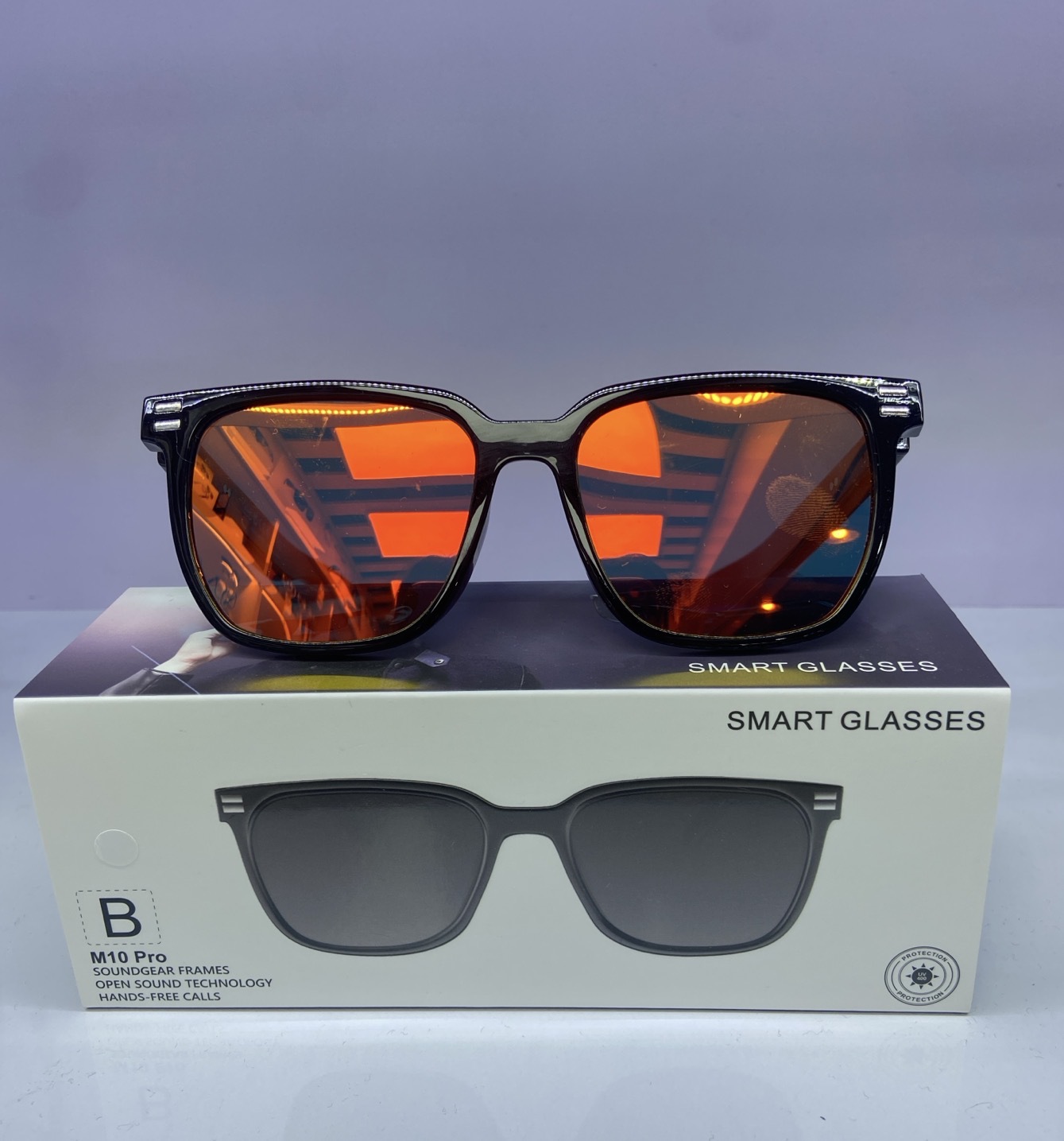 New AI Smart Translation Bluetooth Glasses M10B Audio Sunglasses Listen to Music Call Sunglasses