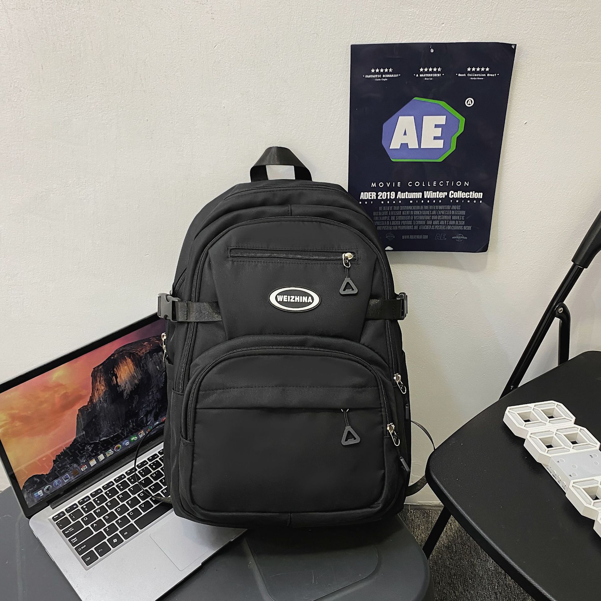 School Bag for College Women Travel Backpack for Junior High and High School Boys Men's Casual Simple Large Capacity Laptop Bag