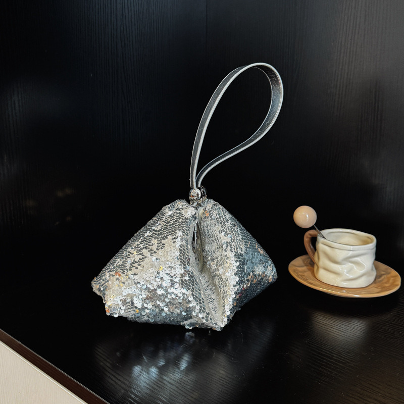 Women's Bag New Sequins Shoulder Bag Sequins Sparkling Women's Bag Nightclub Party Exquisite Underarm Bag