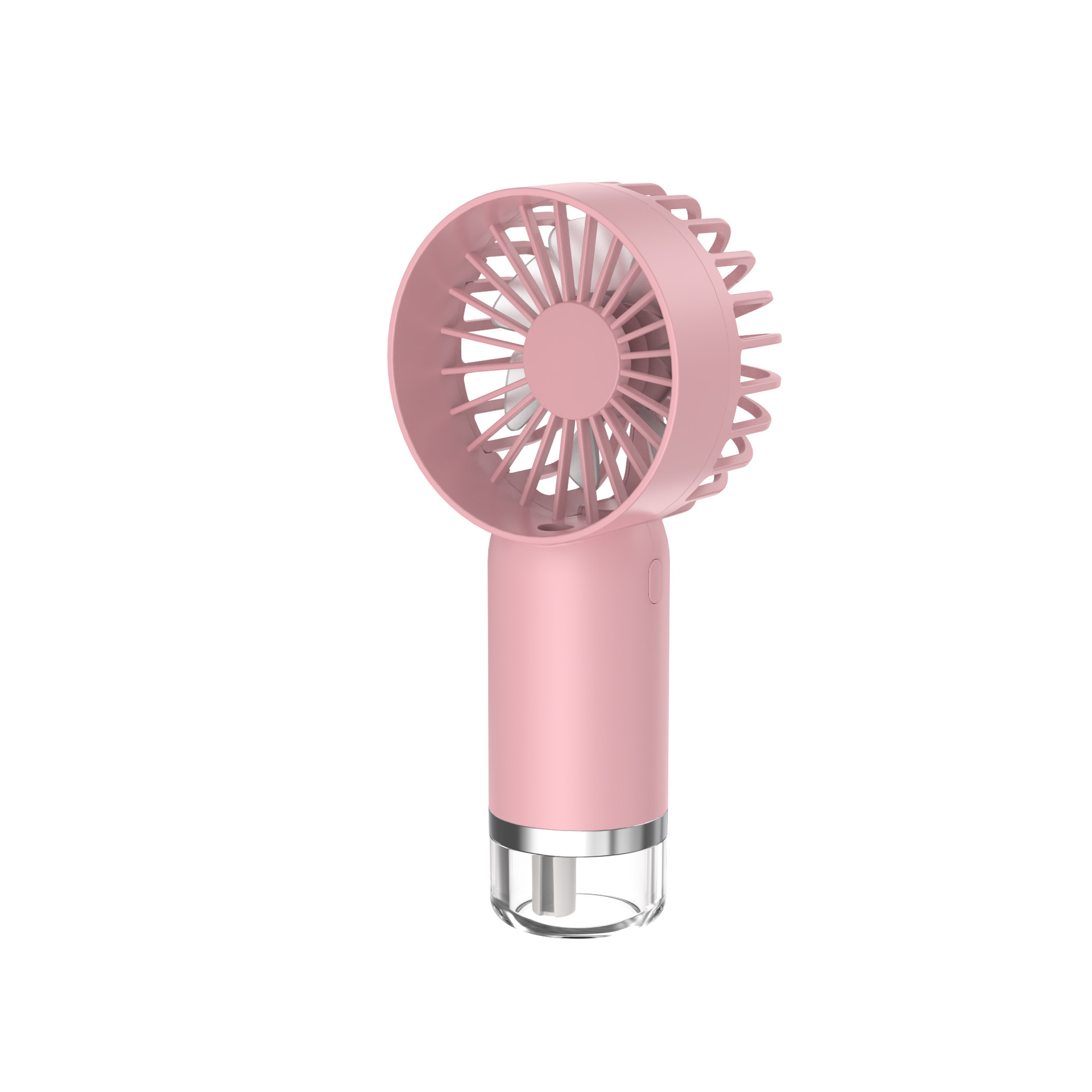 Handheld spray fan portable humidification cooling handheld small fan USB charging silent desktop fan
