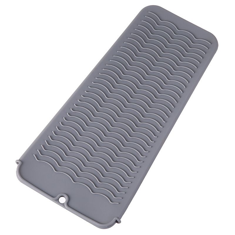 Silicone curling iron heat pad straightening comb storage bag straightener anti-scald pad portable electric curling iron sleeve clip