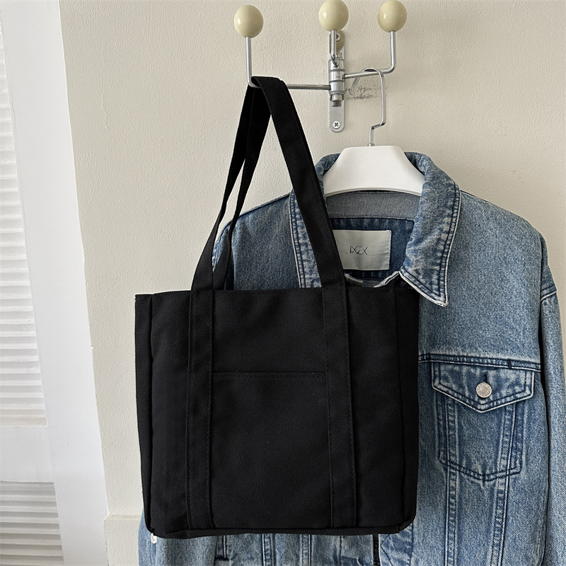 Canvas Bag Large Capacity Tote Bag 2026 New Bag Women Casual Single Shoulder Bag Commuter Handbag